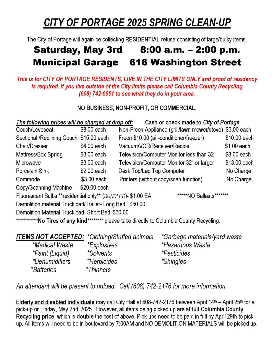 2025 Spring Clean Up